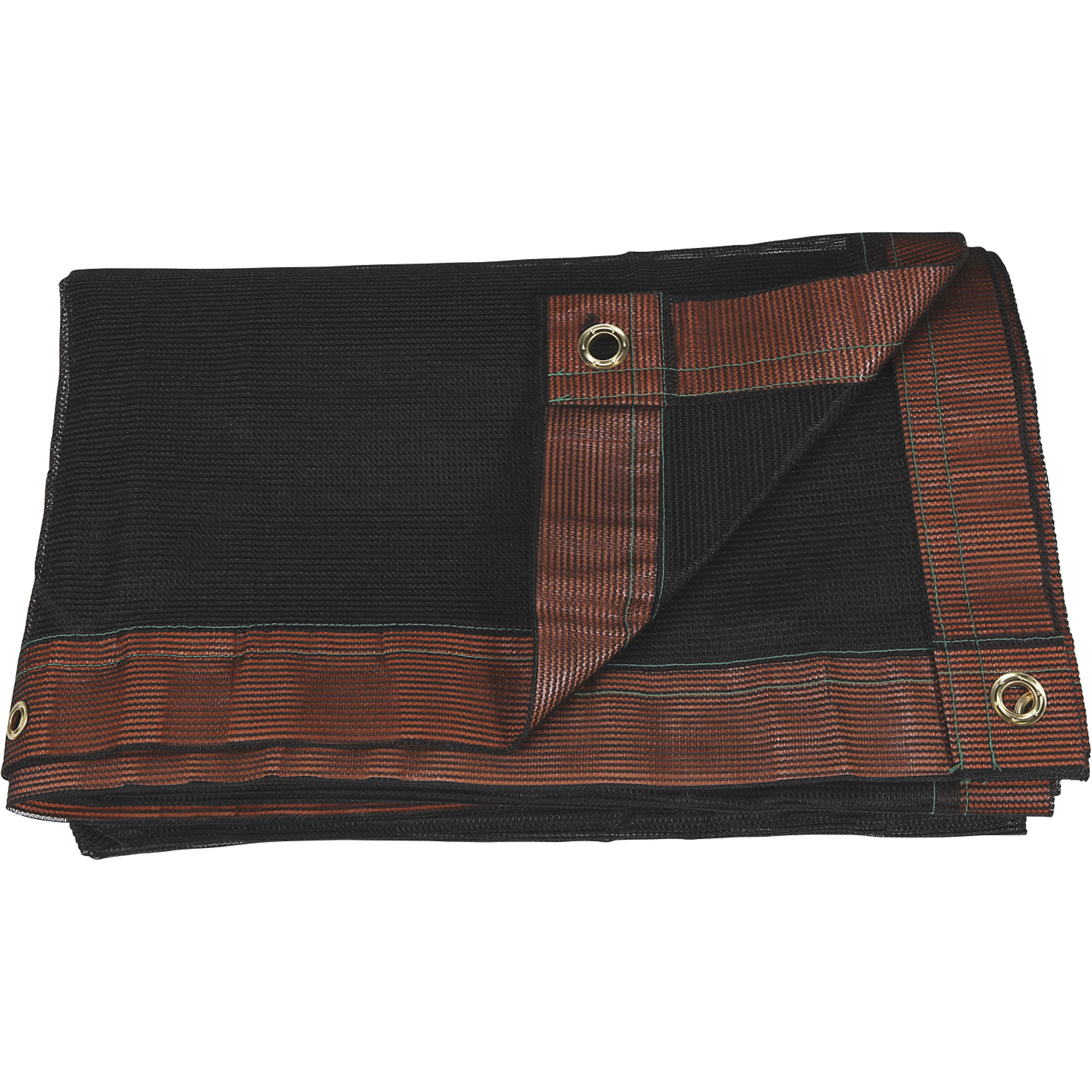 Weather Guard 5.8-Oz. Extreme-Duty Nylon Mesh Tarp, Brown/Black, 8ft. x 10ft., Model# TRP-8x10M-WG